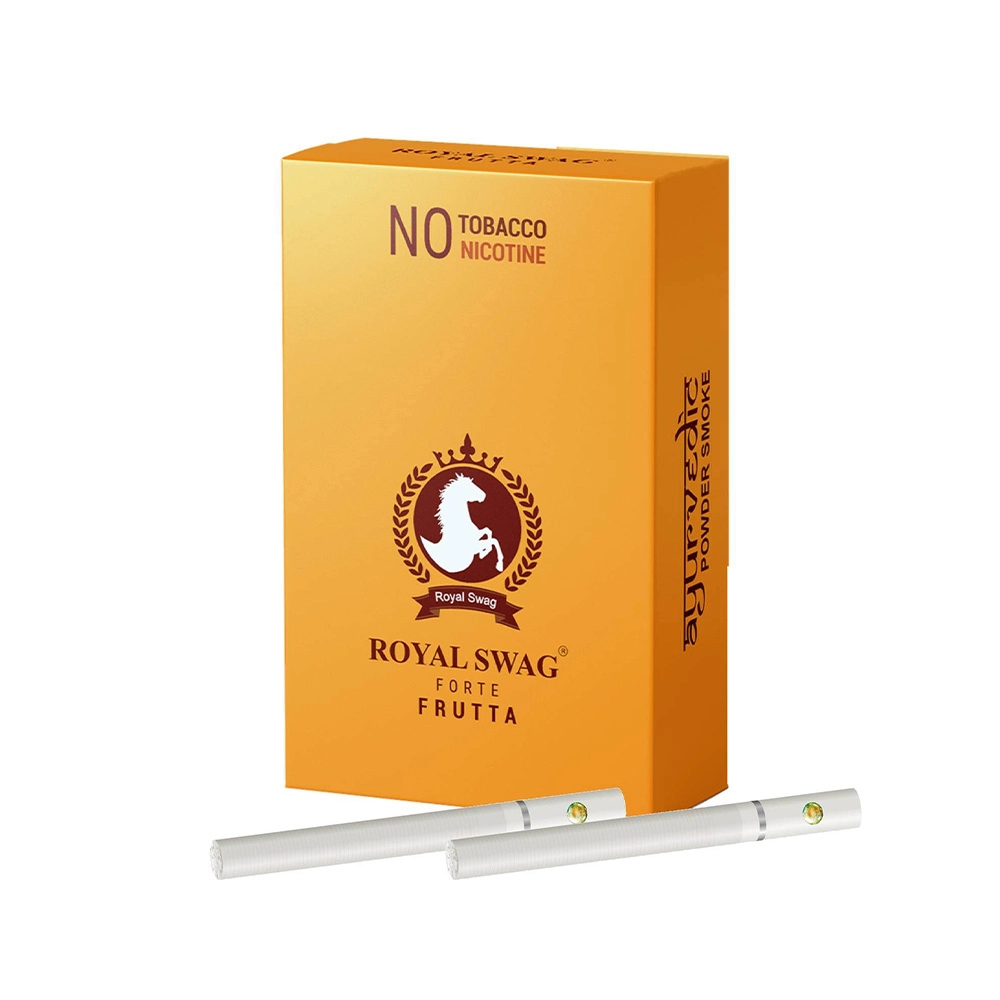 Royal Swag Herbal Cigarettes 100% Tobacco Free and Nicotine Free Frutta Flavour (20 Sticks/Box)