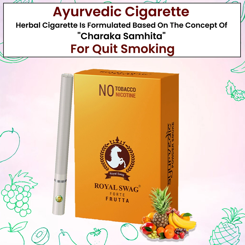 Royal Swag Herbal Cigarettes 100% Tobacco Free and Nicotine Free Frutta Flavour (20 Sticks/Box) - Image 5